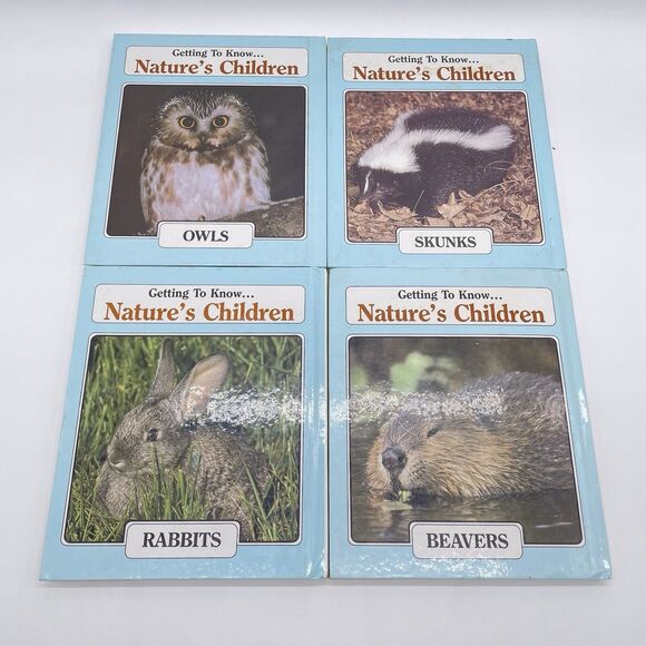 Lot of 4 Getting To Know... Nature's Children Books Volume 1-4 - Picture 2 of 6